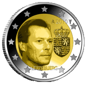 Face comemorativa da moeda de €2 Face comemorativa da moeda de €2