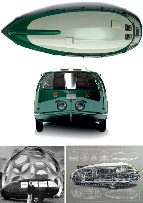 futuristic dymaxion car design