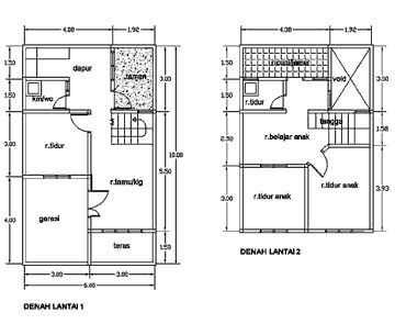 Desain Rumah Minimalis 6X10 / 38 Inspirasi Desain Rumah Minimalis 6X10