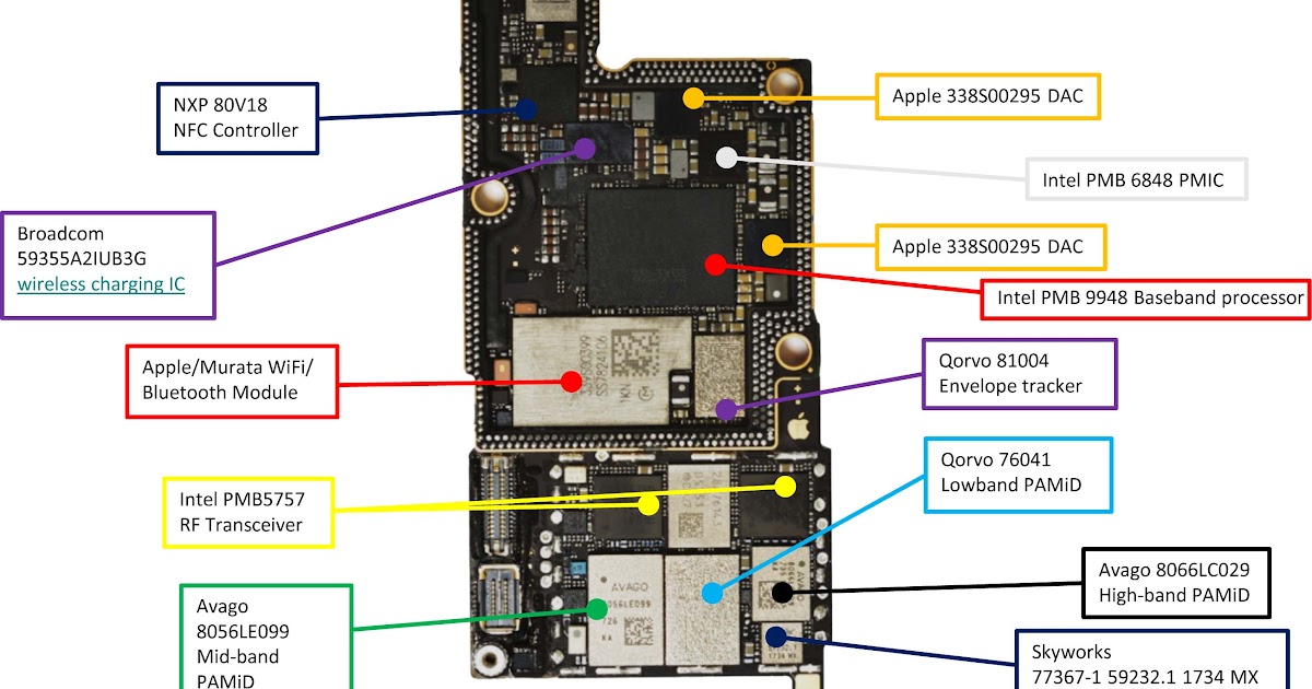 Iphone 8 Plus Schematic Diagram And Pcb iPhone 8 Plus schematics