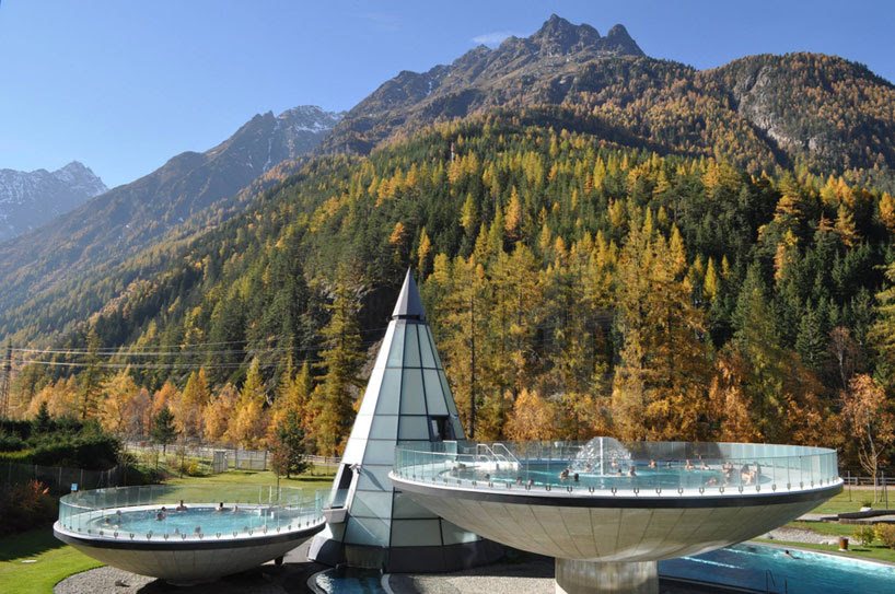 aqua dome designboom