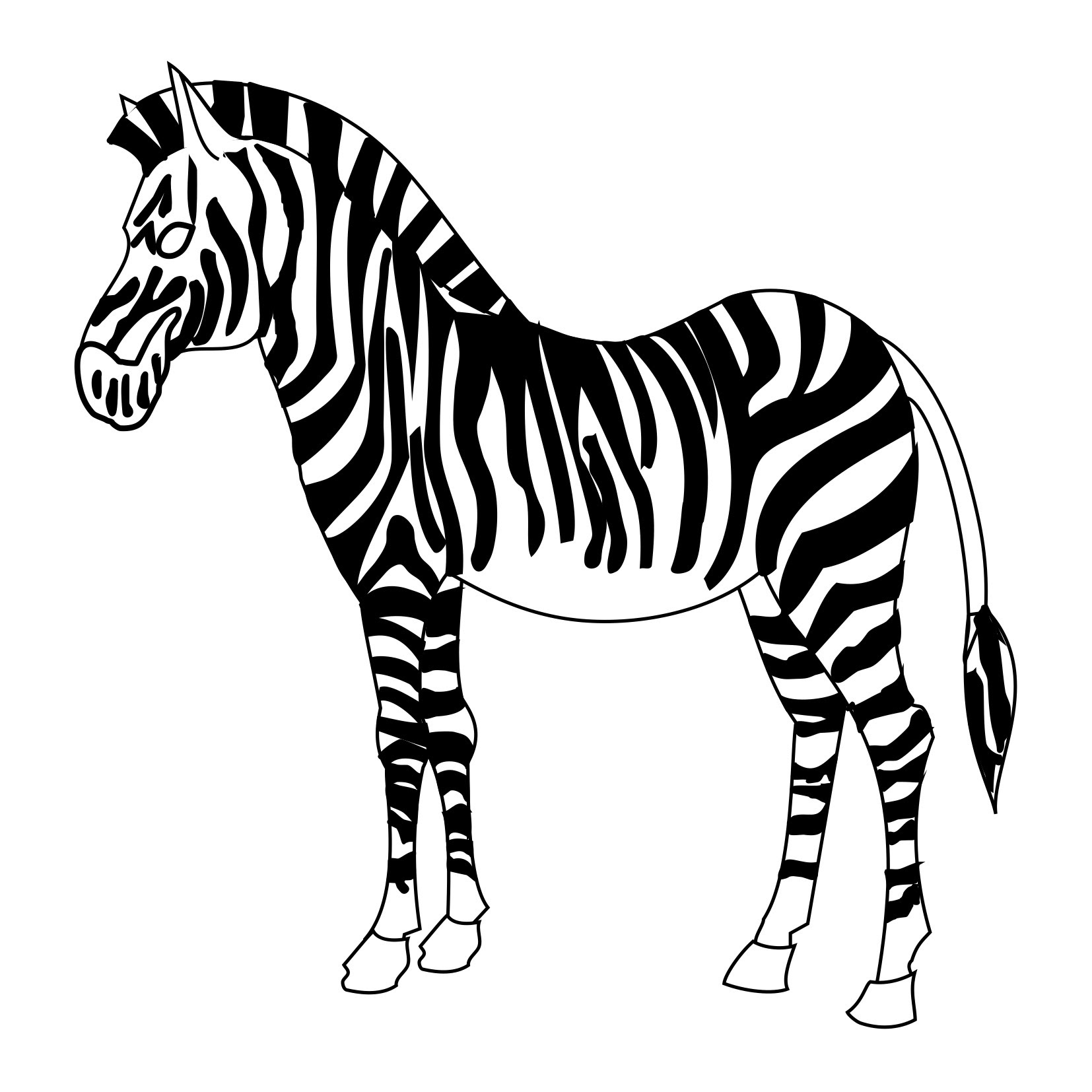 Get Inspired For Zebra Coloring Pages Printable Anyoneforanyateam