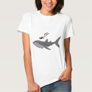 Swimming with Whaleshark T Shirt