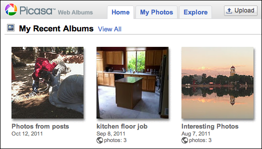 picasa google photos upload embed 6