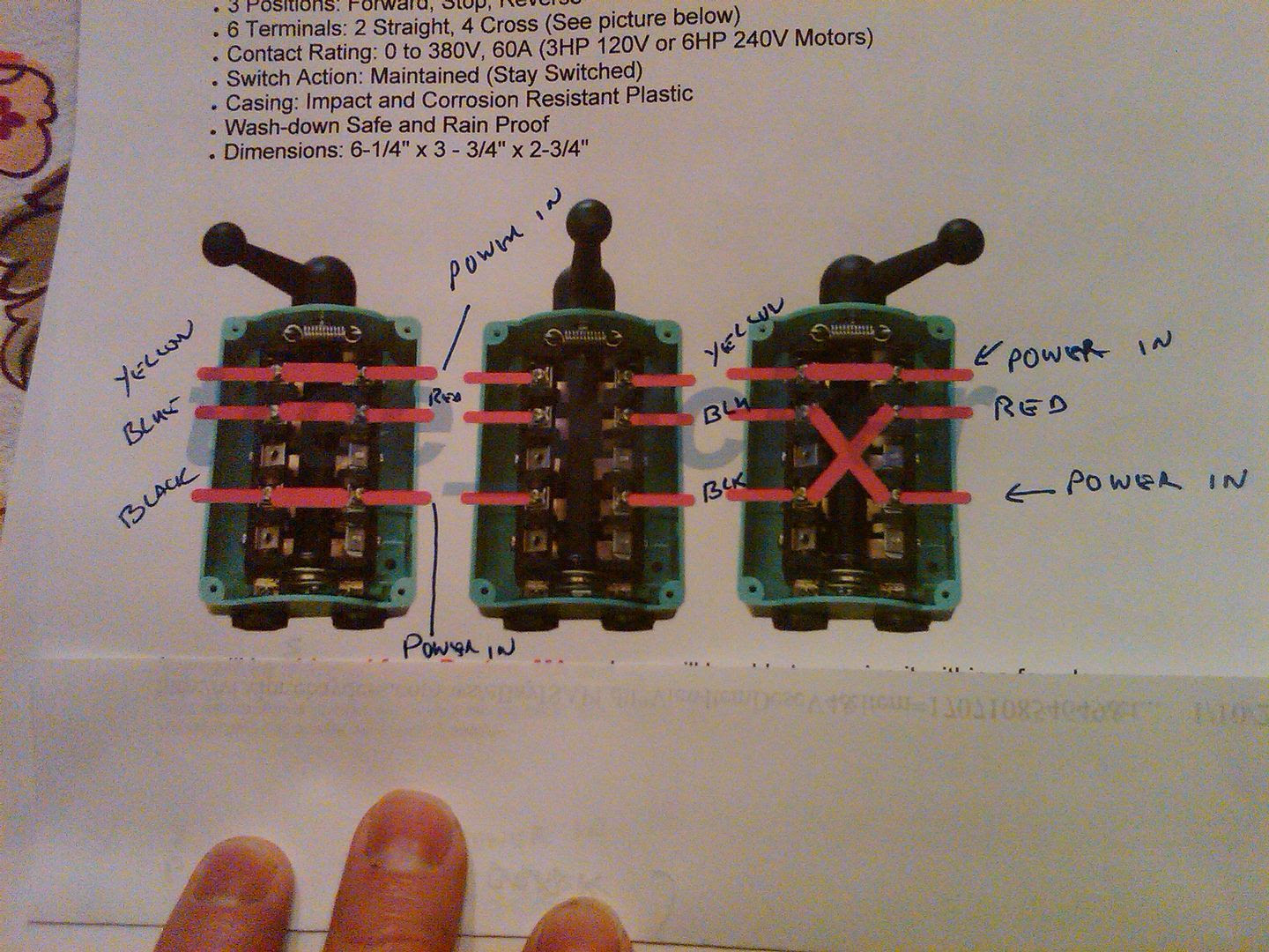 Reversible Drum Switch Wiring Diagram For Motor - Complete Wiring Schemas