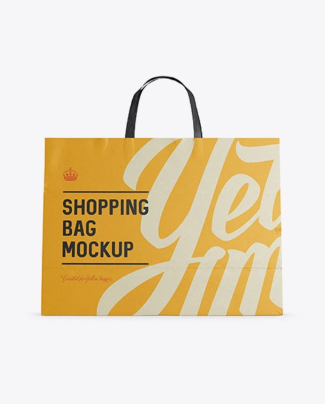 Download Download 301+ Free Paper Eurotote Bag With Ribbon Handles Mockup Half-Side View - Packaging ...