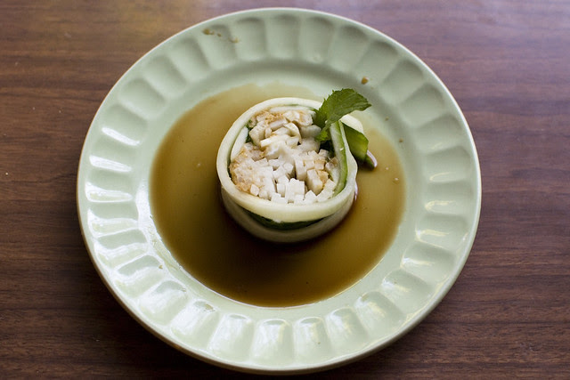cucumber, fennel, and jicama