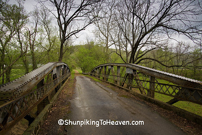 Metal Truss Approach Span to Otway Bridge on Brush Creek, Scioto County, Ohio