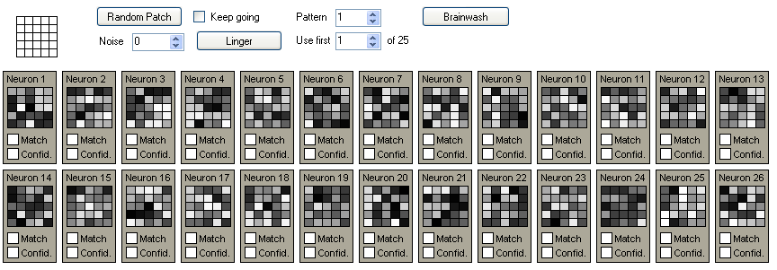 Pattern Sniffer screen shot