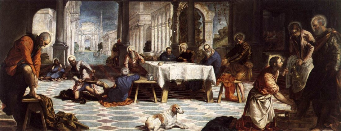 Il Tintoretto: El lavatorio de los pies