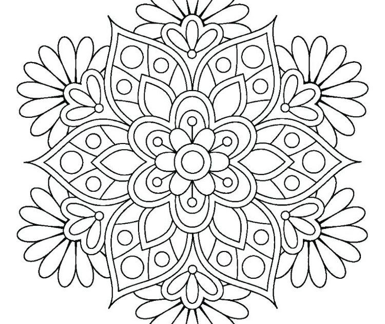 Cute Flower Coloring Page : Flower Coloring Pages 30 Printable Sheets