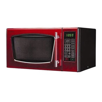 Mobile & Car: Emerson 900 Watt Microwave Oven - Red
