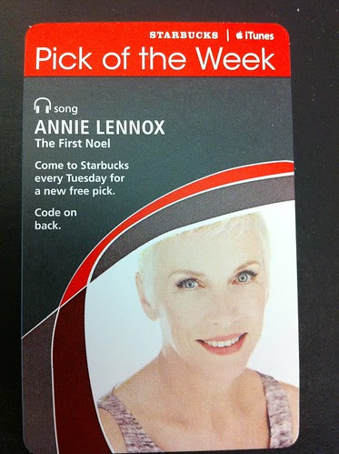 Starbucks iTunes Pick of the Week - Annie Lennox - The First Noel