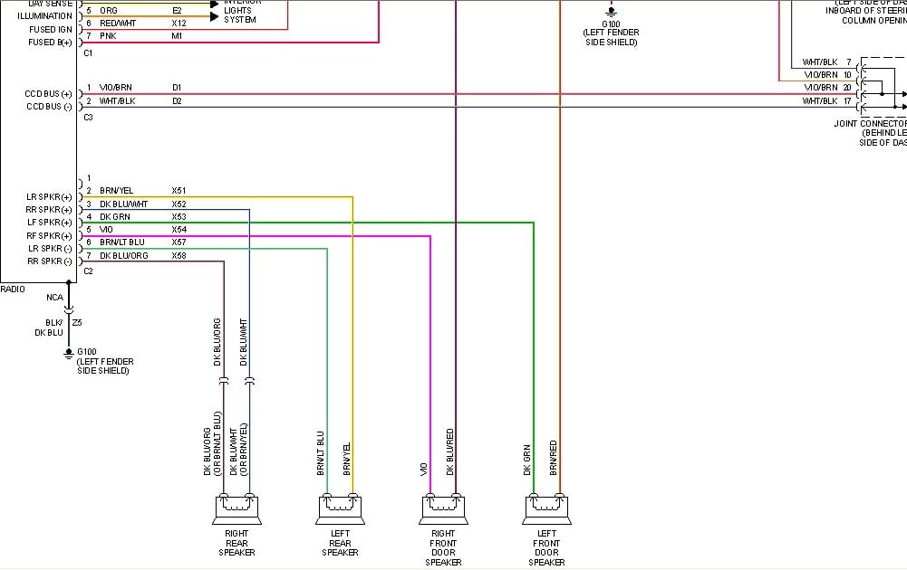 2001 Dodge Ram 2500 Radio Wiring Diagram - Drivenheisenberg