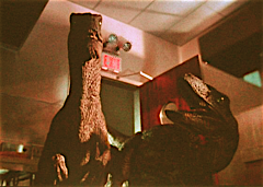 two velociraptors