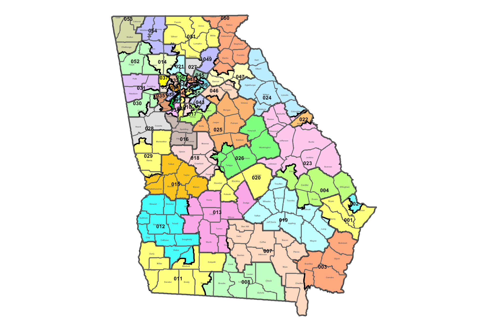 Us House Of Representatives District Map