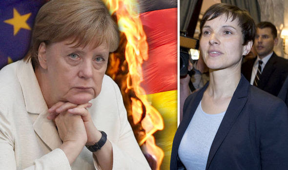 Frauke Petry is calling for a German EU referendum 