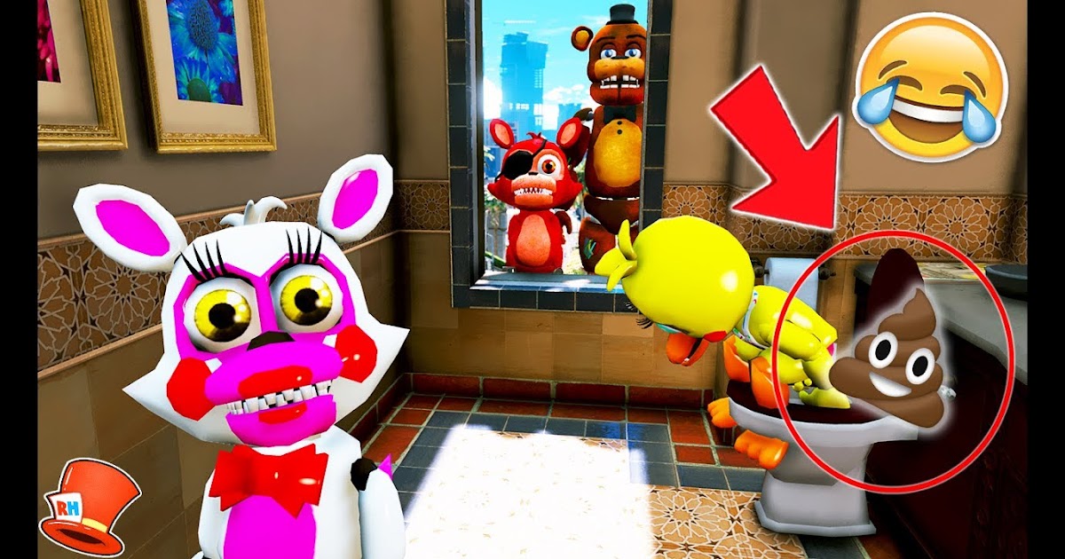 Prime 6538 Adventure Toy Chica Caught Pooping On Camera Prank Gta 5 Mods For Kids Fnaf Redhatter - roblox animatronics awakened kitchen cam