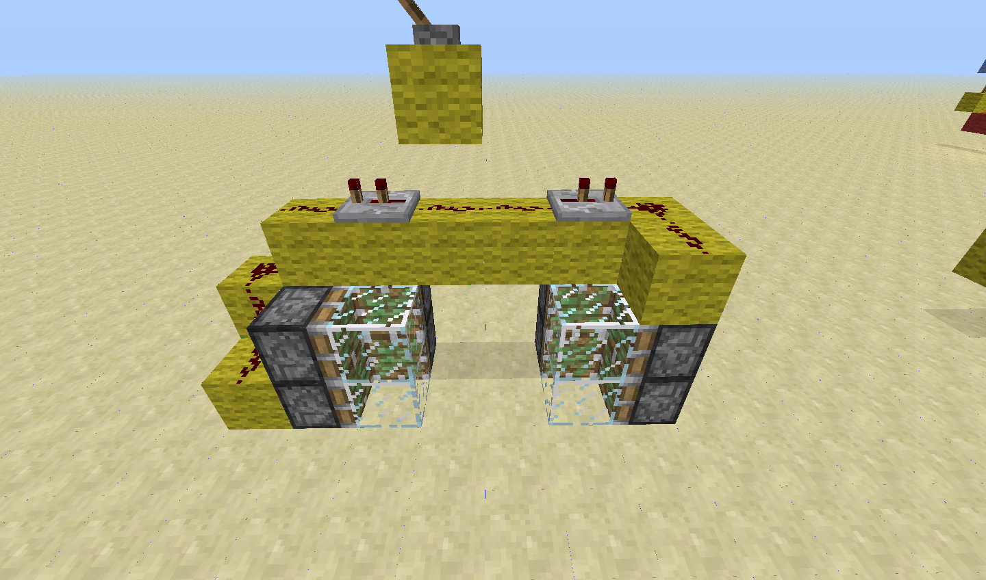 Minecraft Redstone Secret Door Omong X