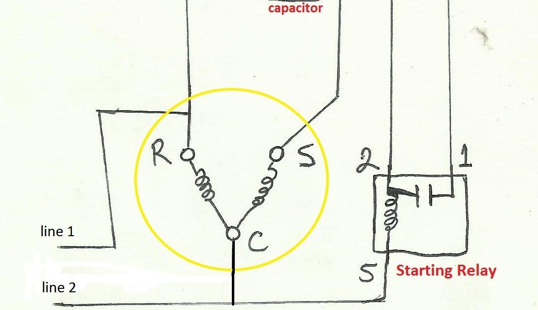 Air Conditioner Wiring Diagram Capacitor - Decoration Ideas