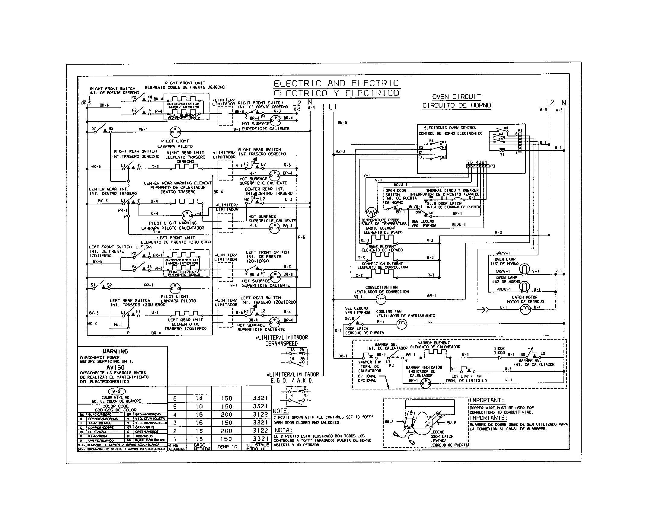 Stove Wiring Diagram - Complete Wiring Schemas