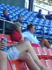 Family of Adam Coe with home run ball Family of Adam Coe with home run ball