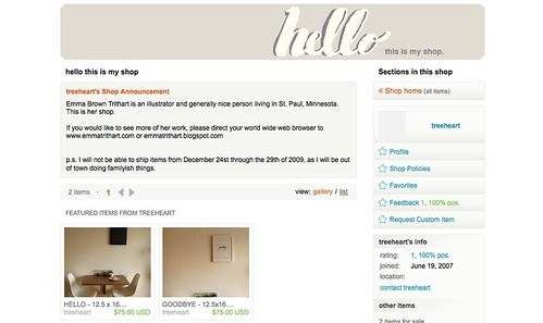 hello this is a screenshot of hello this is my shop