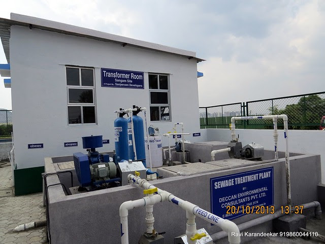 Transformer Room & Sewage Treatment Plant - Handing Over Ceremony of Sanjeevani Developers' Sangam at Sus on Sunday 20th October 2013