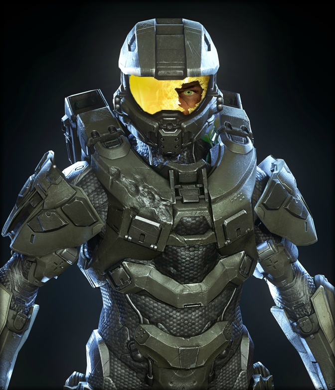 Helmet Halo 5 Master Chief Cracked Helmet