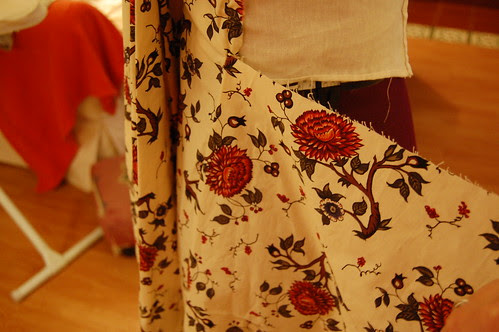 Cotton Print Sacque 1