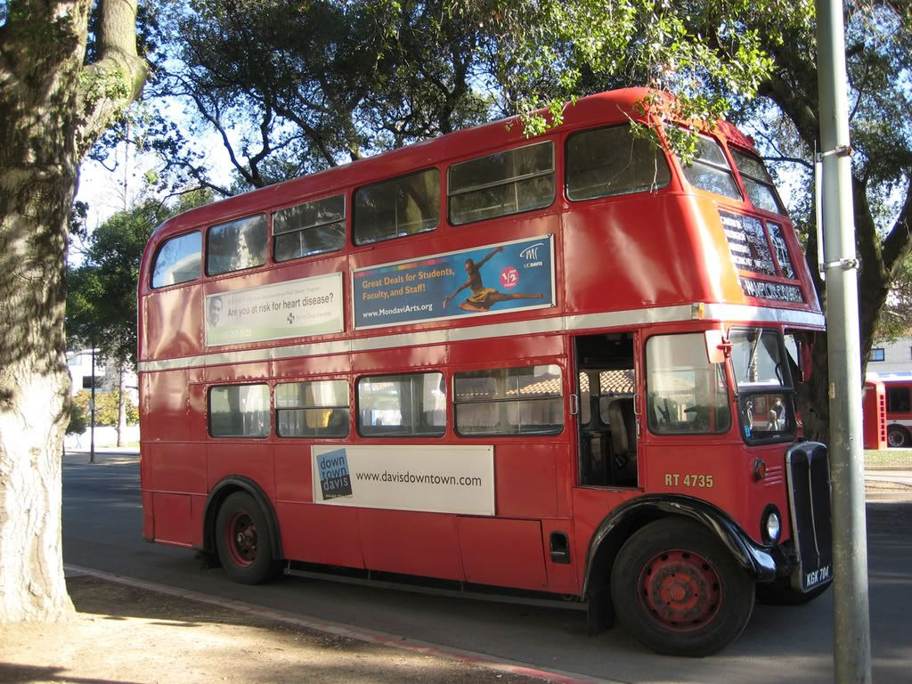 My West Sacramento Photo of the Day: UC Davis Double-Decker Bus
