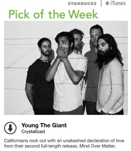 Starbucks iTunes Pick of the Week - Young the Giant - Crystallized