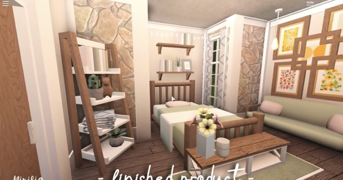 Aesthetic Roblox Bloxburg Bedroom Ideas - roblox bedroom ideas