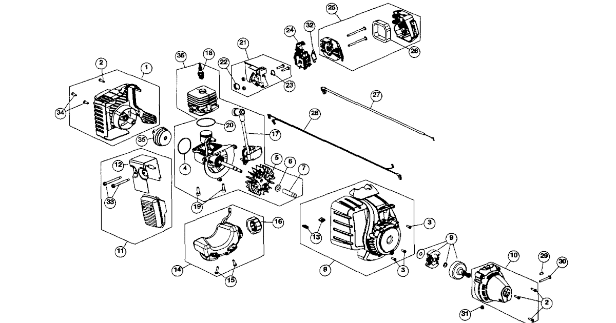 Craftsman 32cc Weedwacker Parts Diagram Wiring Diagram Database
