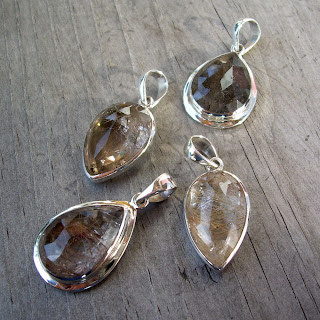 rutilated quartz pendant