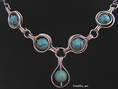 Wire Wrap Pendant Wire Wrap Turquoise Pendant