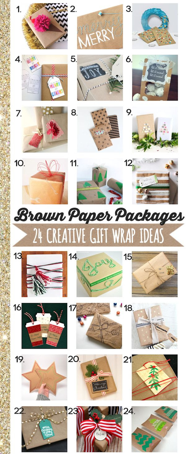 Brown Paper Packages - 24 Creative Gift Wrap Ideas