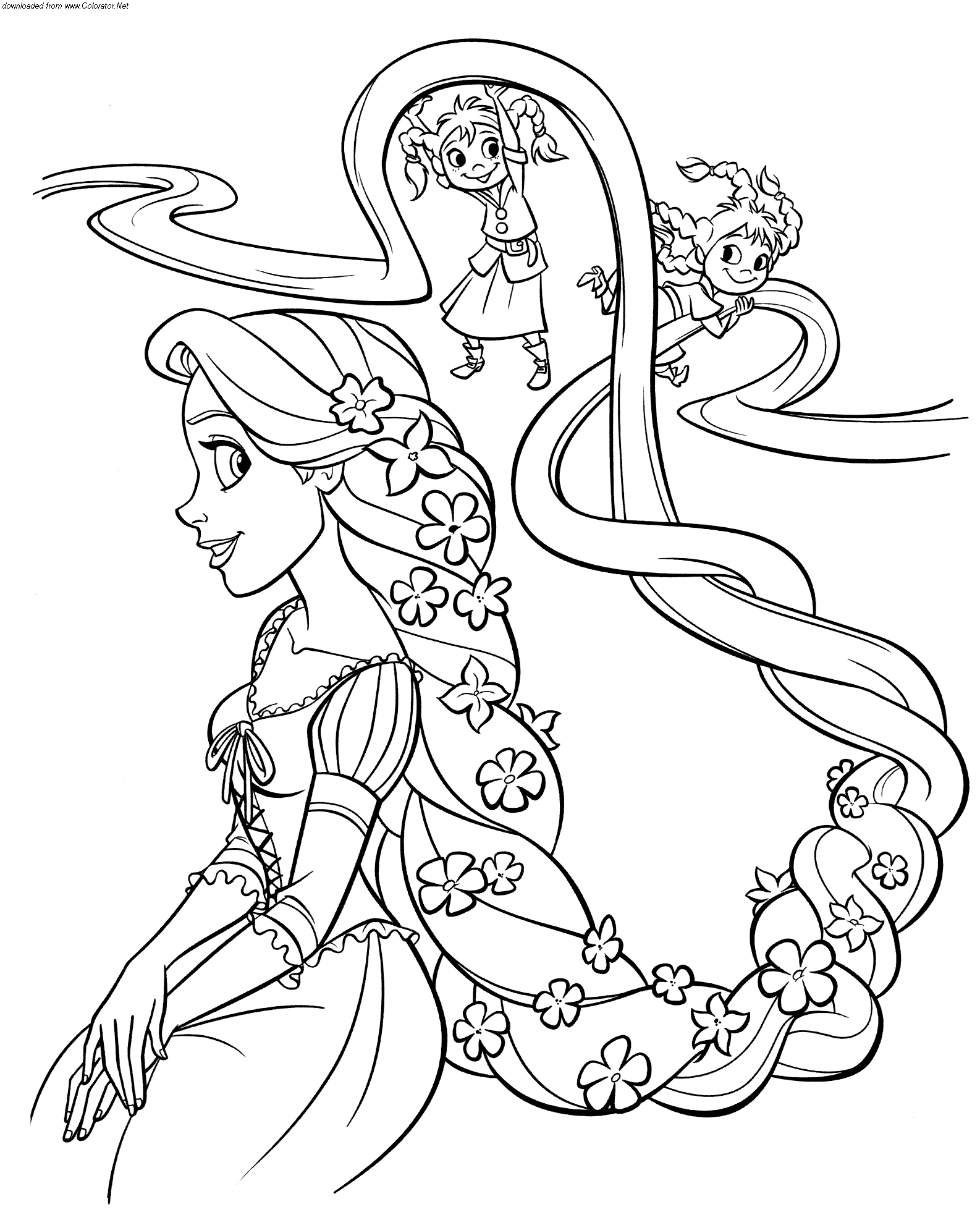 Coloriage Cabane Magique Coloriage Princesse Disney Raiponce Dessin Images And Photos Finder