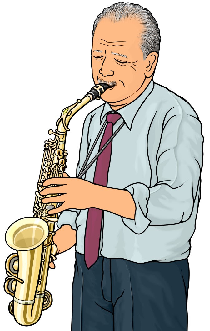 Gajiansejutadollarjbgc 100以上 ガラスの アルト サックス イラスト 275059