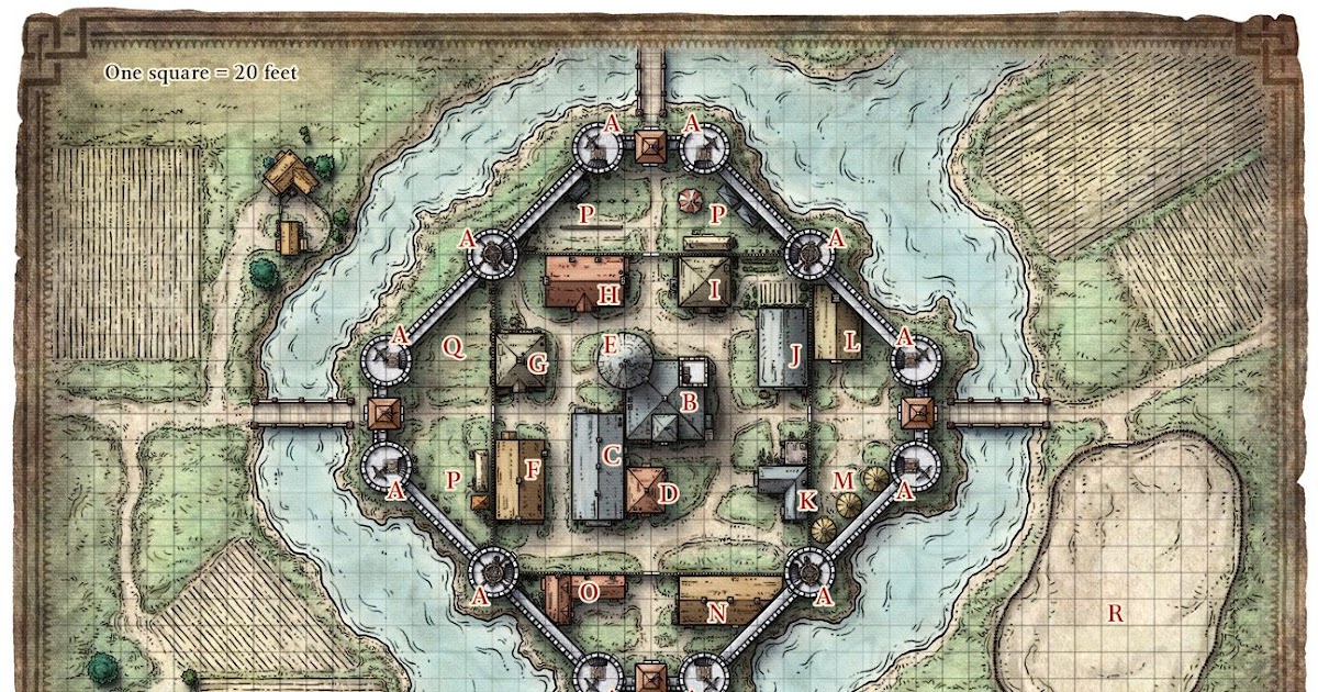 35 Dnd 5e Town Map Maps Database Source