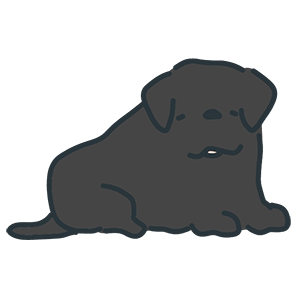 最も共有された 黒い 犬 イラスト 185984 犬 黒 イラスト
