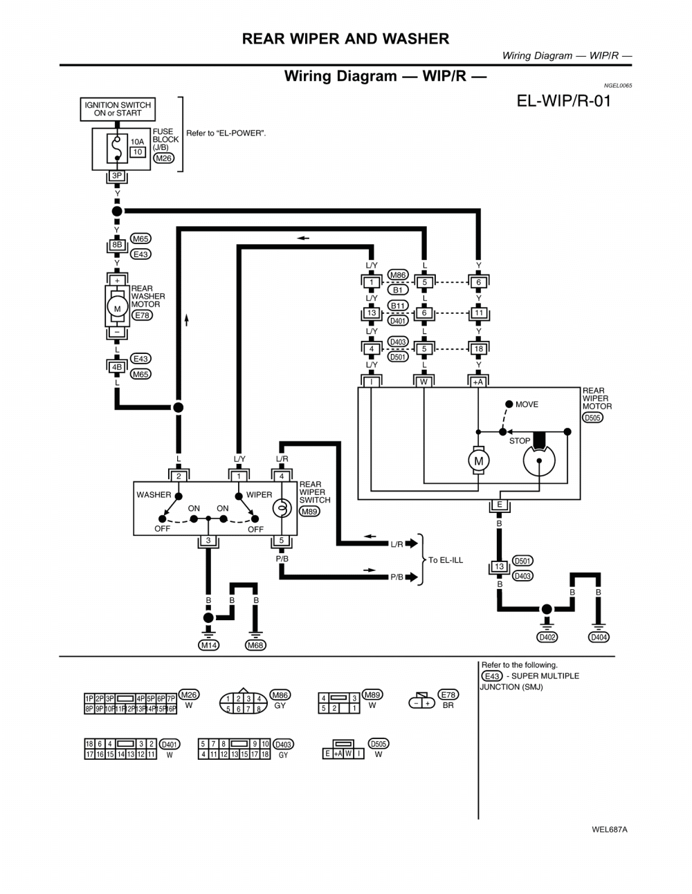 Rear Wiper Wiring Diagram - Home Wiring Diagram
