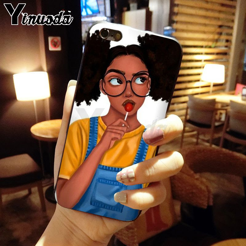 Melanin Black Female Cartoon Characters With Glasses