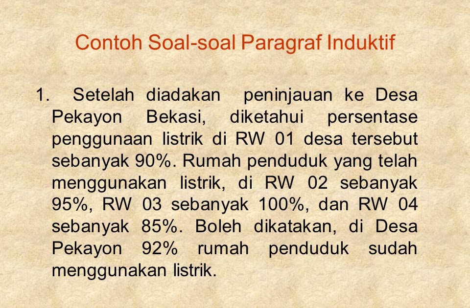 20+ Contoh Soal Bahasa Indonesia Jenis Paragraf - Kumpulan Contoh Soal