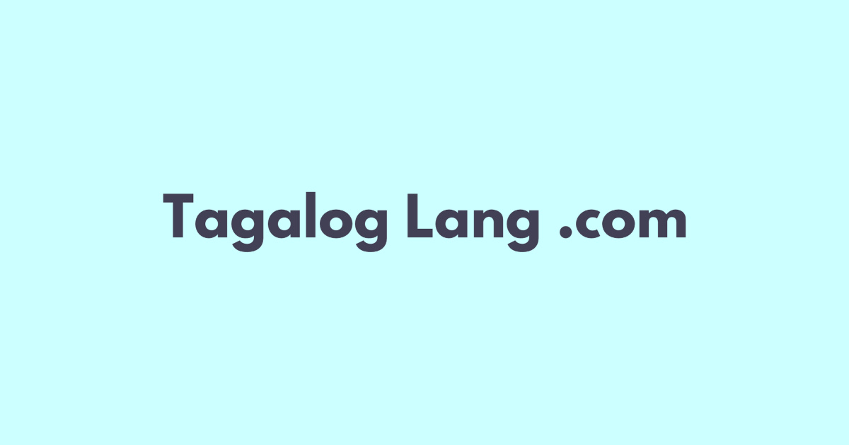 The Best and Most Comprehensive Thoughtful Meaning In Tagalog - family ...
