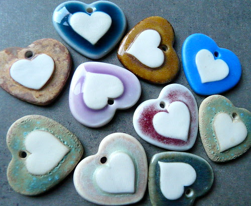 Porcelain hearts
