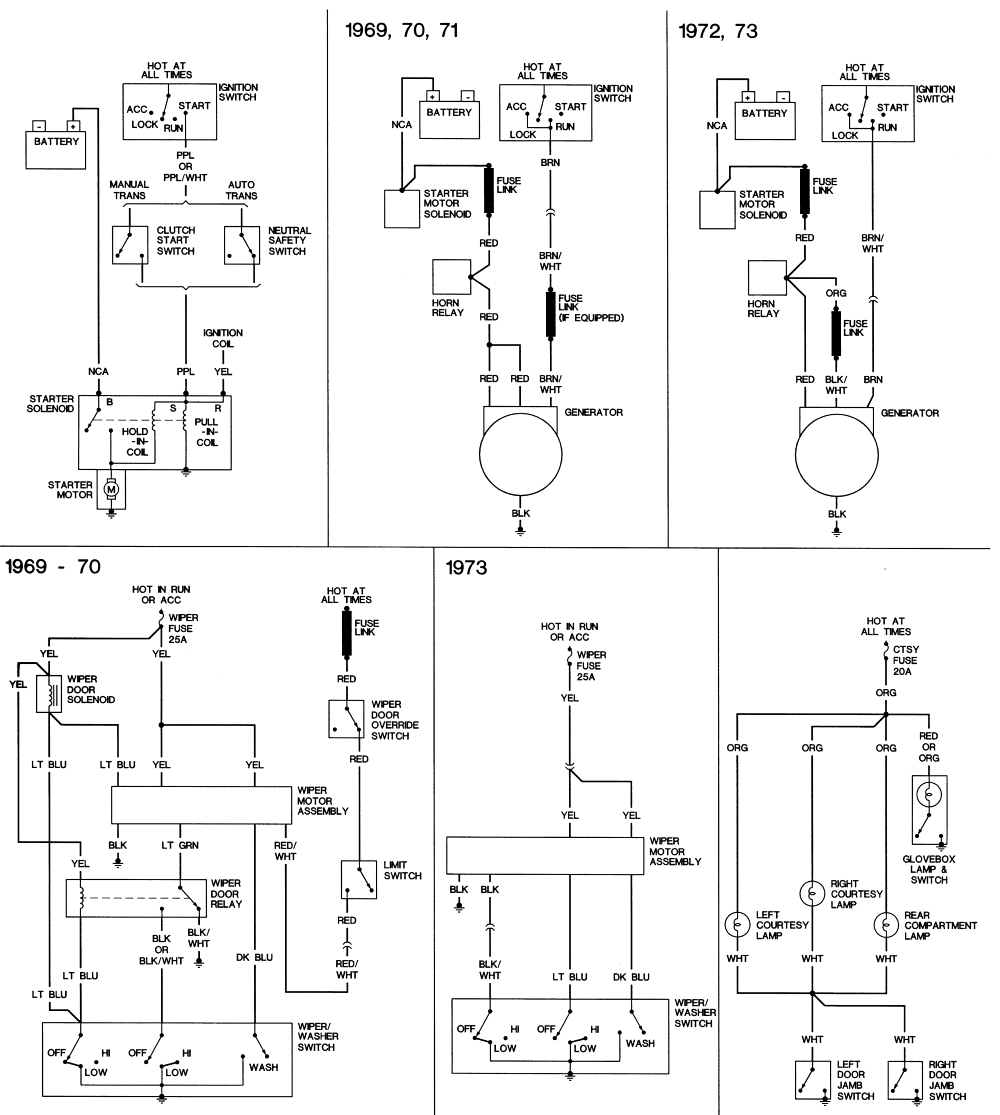 Windshield Wiper Motor Wiring Diagram