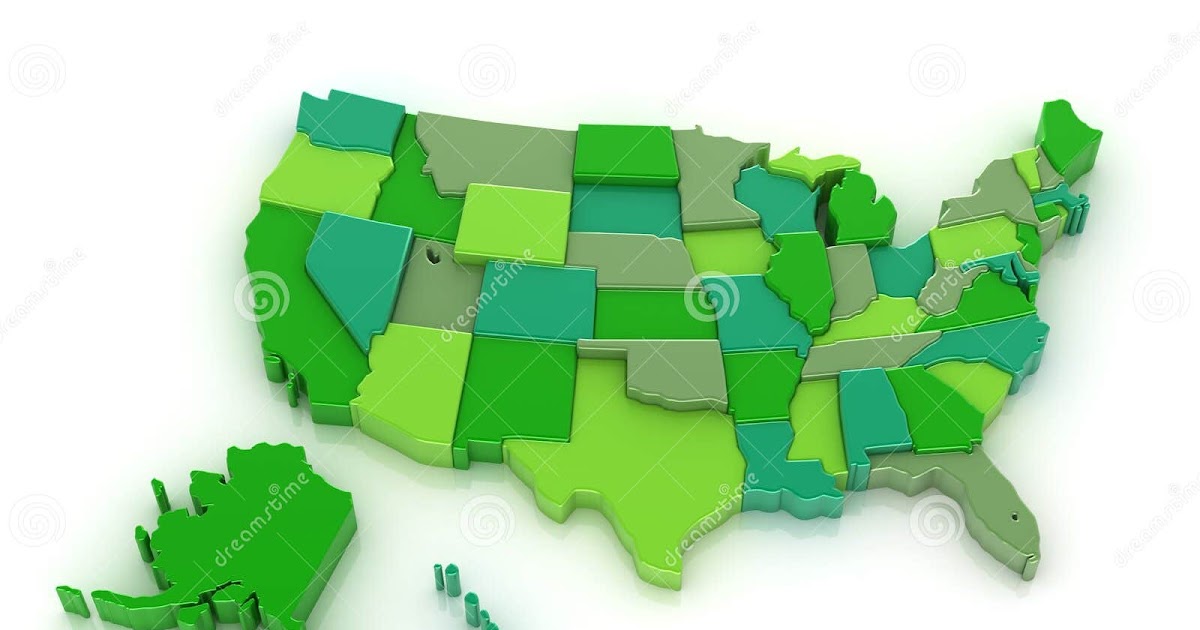 Us Map Of States No Names