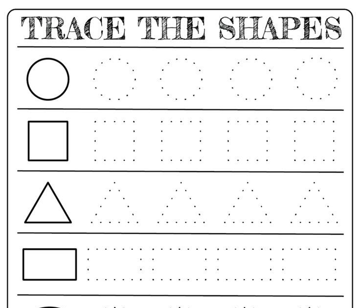 Free Printable Shapes Worksheets For Preschool