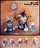 Collect and Display x Squarefrogdesigns - "zenkiPUG's" custom Munny series!!!